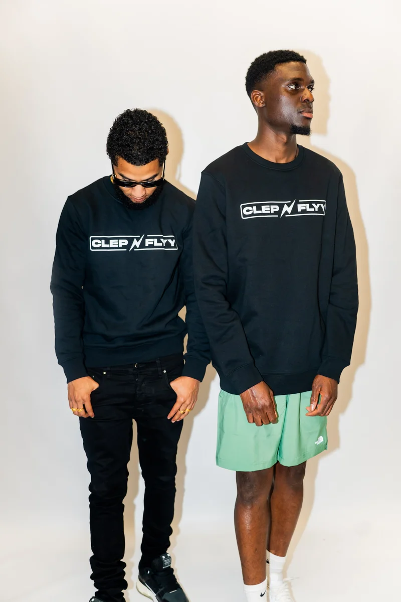 CLEP N FLYY CREWNECK ZWART